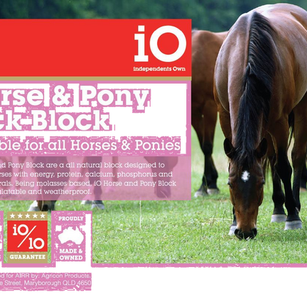 IO HORSE AND PONY BLOCK 20KG