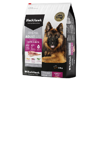 BLACKHAWK LAMB & RICE ADULT 20KG