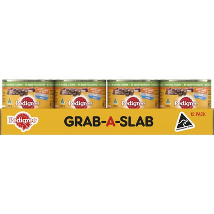 PEDIGREE DOG FOOD CANS 12 CANS 700G