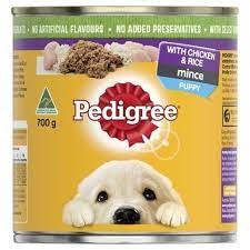 PEDIGREE DOG FOOD CANS 700G PER CAN