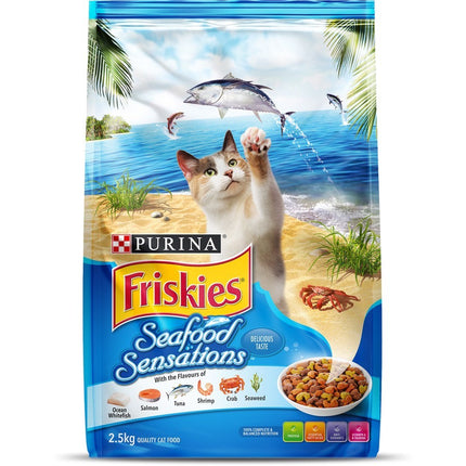 FRISKIES CAT KIBBLE ADULT SEAFOOD 10KG