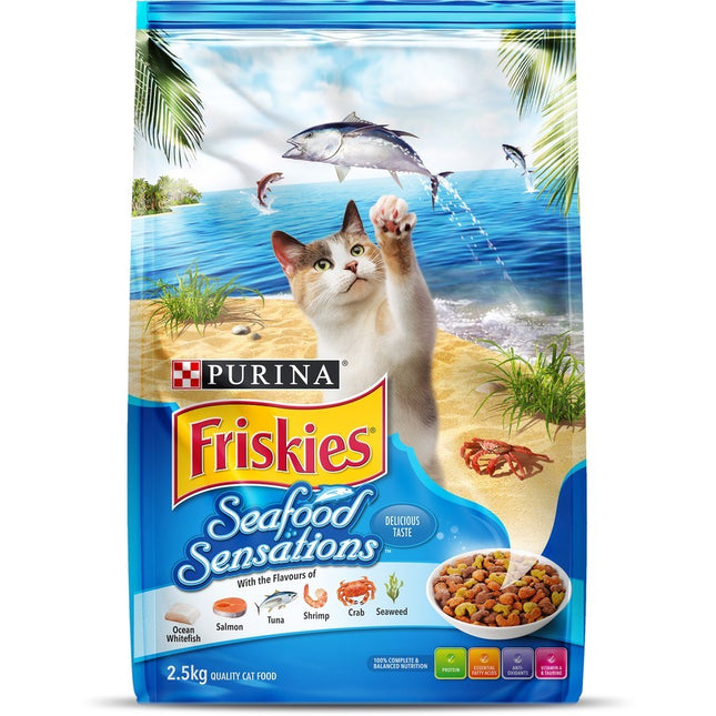 FRISKIES CAT KIBBLE ADULT SEAFOOD 10KG