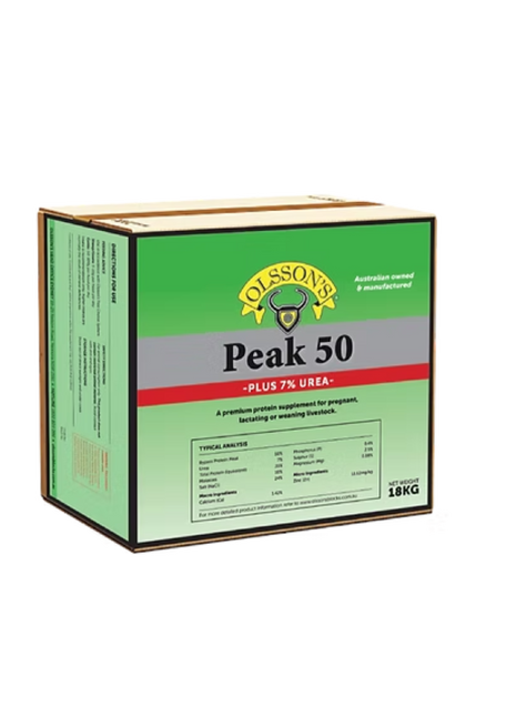 OLSSON'S PEAK 50 & 7% UREA 16KG