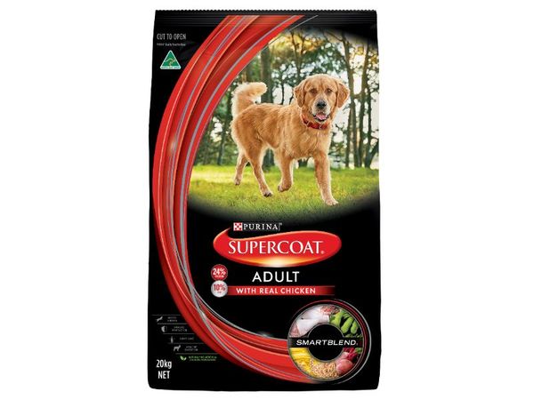 SUPERCOAT DOG FOOD ADULT WITH CHICKEN 18KG