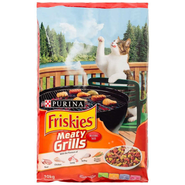 FRISKIES CAT KIBBLE BEEF/CHICKEN 10KG