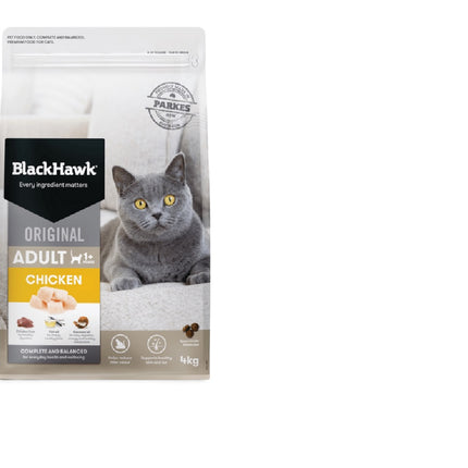 BLACKHAWK CAT CHICKEN & RICE 1.5KG