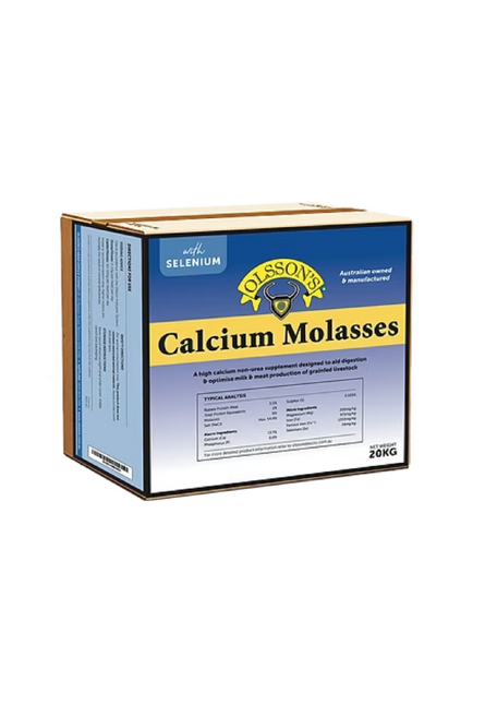 OLSSON'S CALCIUM MOLASSES + SEL 20KG