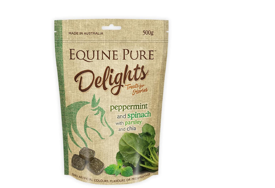 EQUINE PURE DELIGHT PEPPERMINT/SPINACH 2.5KG