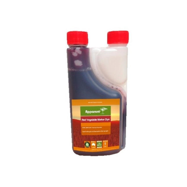 APPARENT RED VEGETABLE MARK DYE 1 LT