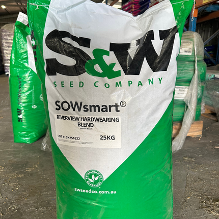 RIVERVIEW HARDWEARING GRASS SEED 25KG