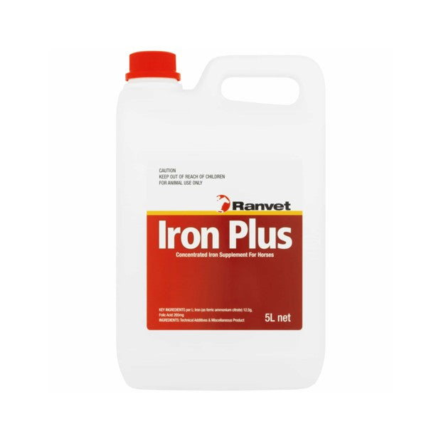 RANVET IRON PLUS WITH FOLIC ACID 5LT