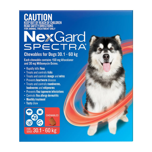 NEXGARD SPECTRA DOG 30.1-60KG 3PK