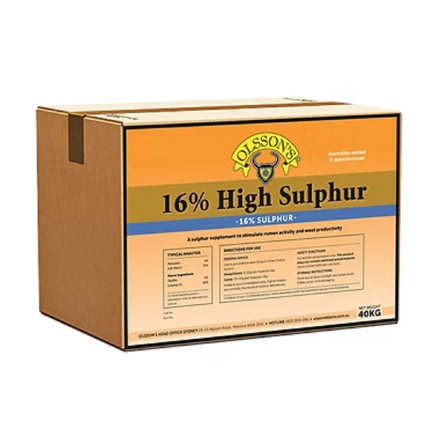 OLSSONS 16% HIGH SULPHUR 20KG ORGANIC