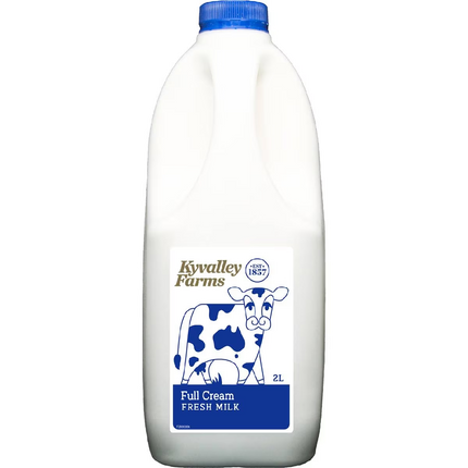 FULL CREAM MILK 2LT
