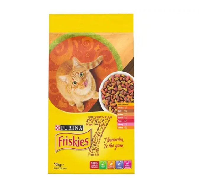 FRISKIES ADULT 7 FLAVOURS 10KG