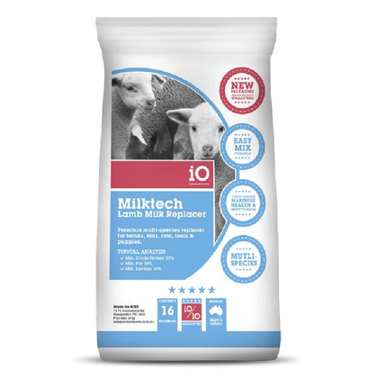 IO MILKTECH LAMB & KID REPLACER 16KG