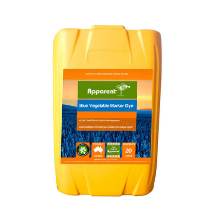 APPARENT BLUE VEGETABLE MARK DYE 20LT