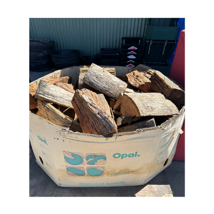 FIRE WOOD BIN RED GUM