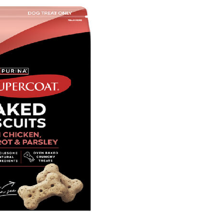 SUPERCOAT BAKED TREATS CHICKEN, CARROT & PARSLEY 400G