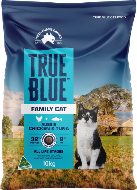 SN TRUE BLUE CKN & TUNA CAT 10KG