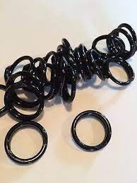 POULTRY SPIRAL LEG BANDS BLACK