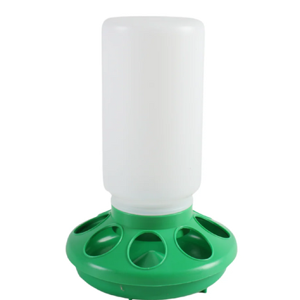 PLASTIC CHICK FEEDER 1KG WITH HOLE