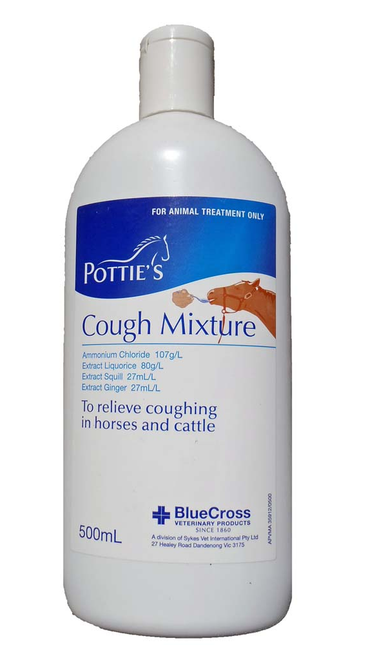 SYKES POTTIES COUGH MIXTURE 500ML