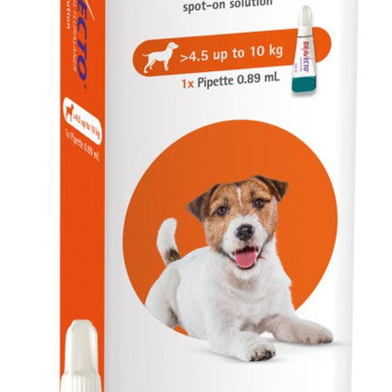 BRAVECTO SPOT ON DOG 4.5 - 10KG ORANGE
