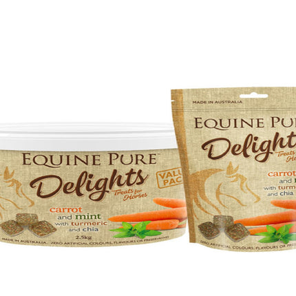 EQUINE PURE DELIGHT CARROT/MINT 500GR