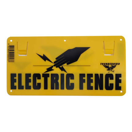 THUNDERBIRD SIGN ELECTRIC FENCE