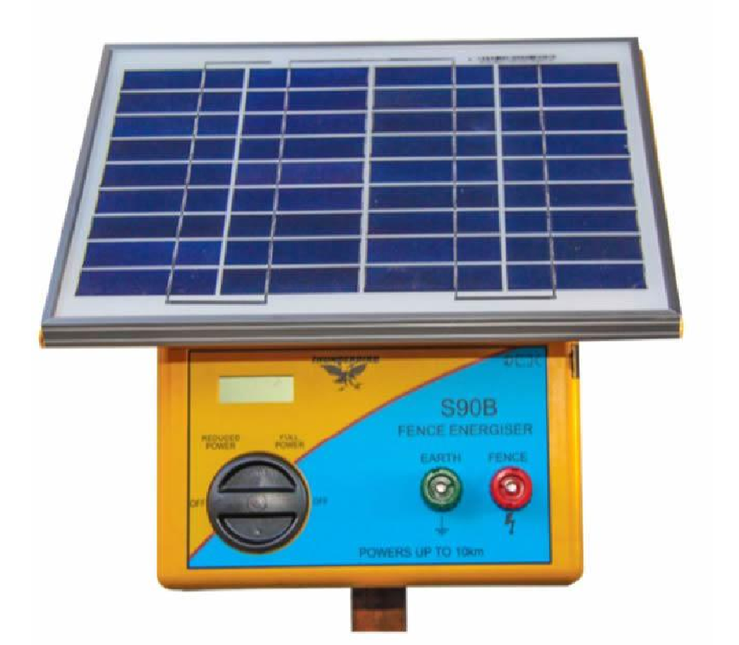 THUNDERBIRD 10K SOLAR ENERGISER WITH BATTERY