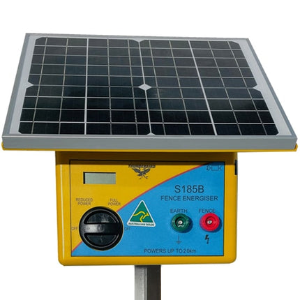 THUNDERBIRD SOLAR FENCE ENERGISER 20KM S-185B