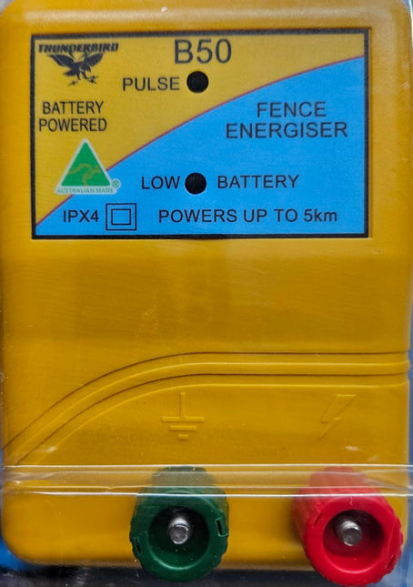 THUNDERBIRD 5KM 12V BATTERY ENERGISER