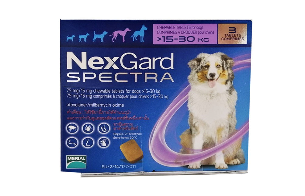 NEXGARD SPECTRA DOGS 15.1-30KG 6PK