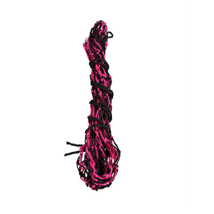 SLOW FEED POLY HAYNET  BLACK/PINK MEDIUM 40"