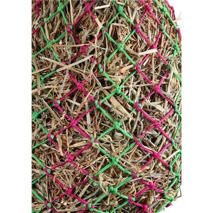 HEAVY HAY NET SLOW FEEDER BLK/PINK