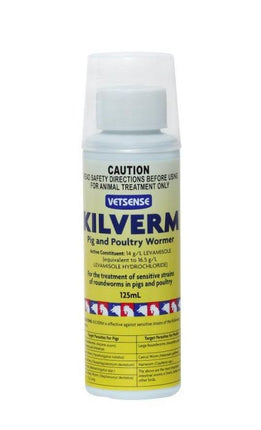 KILVERM POULTRY & PIG WORMER 125ML