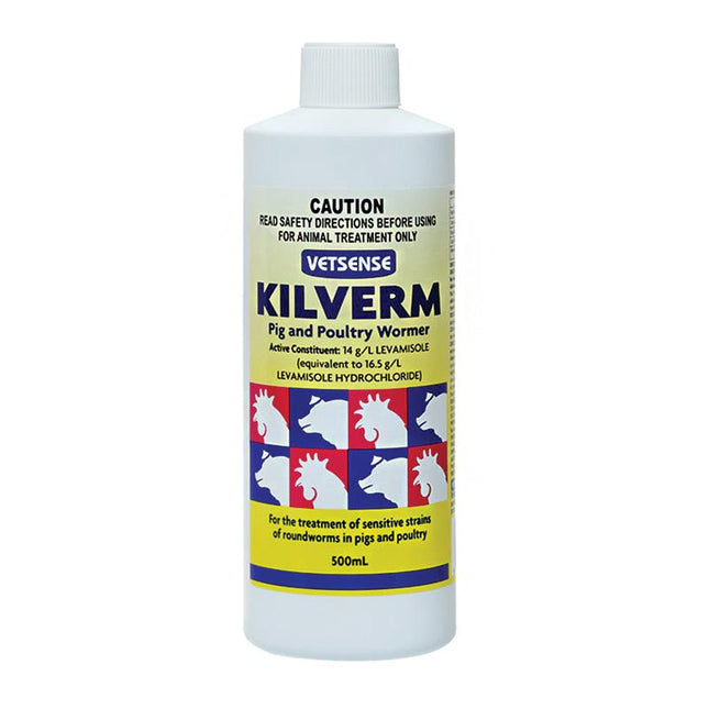 KILVERM POULTRY & PIG WORMER 500ML