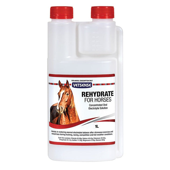 VETSENSE REHYDRATE HORSE 1LT