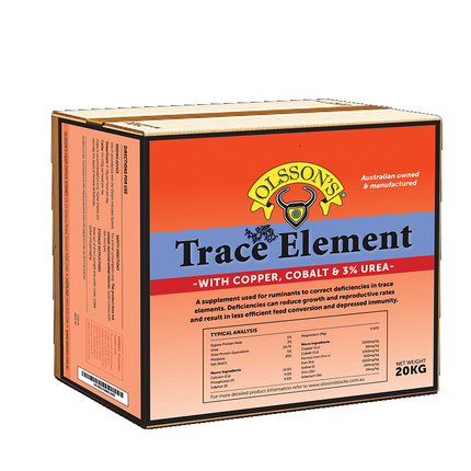 OLSSON'S TRACE ELEMENT & 3% UREA 20KG