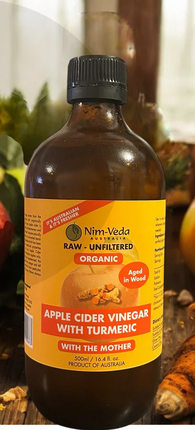 NIM-VEDA APPLE CIDER VINEGAR WITH TUMERIC