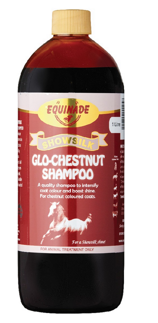 EQUINADE SHOWSILK GLO-CHESTNUT SHAMPOO 1LT
