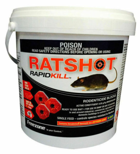 IO RATSHOT RAPID KILL BLOCK RED 800G