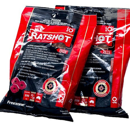 IO RATSHOT RAPID KILL BLOCK 250GM RED