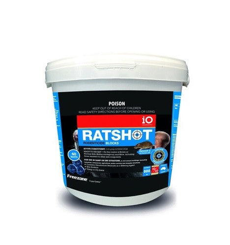 IO RATSHOT GRAIN BAIT 500GM DIFENACOUM