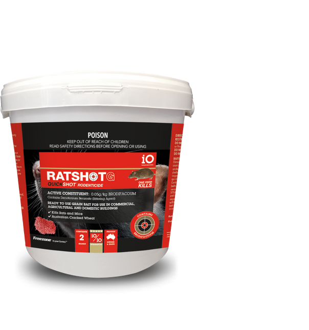 IIO RATSHOT QUICKSHOT GRAIN 2KG RED