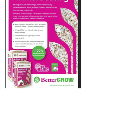 BETTER GROW ANIMAL BEDDING 70L