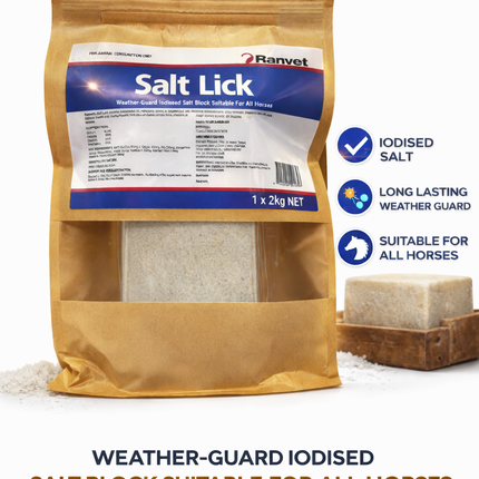 RANVET SALT LICKS (IODISED) 2KG