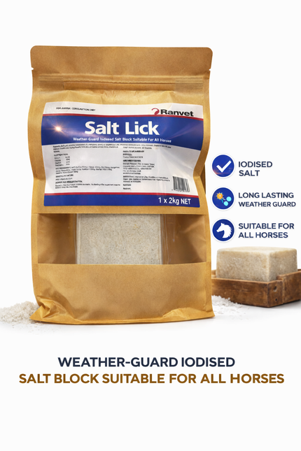 RANVET SALT LICKS (IODISED) 2KG