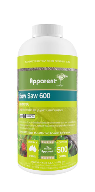 APPARENT BOW SAW 600 500GM (METSULFURON METHYL) (BRUSH OFF)